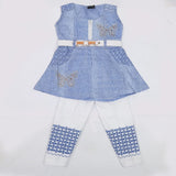 Girls Full Sleeves Suit - Blue, Kids, Girls Sets And Suits, Chase Value, Chase Value