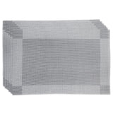 Table Mat 6Pcs - B - Silver, Home & Lifestyle, Mats, Chase Value, Chase Value