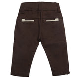 Newborn Boys Cotton Pant - Dark Brown, Kids, Newborn Boys Shorts And Pants, Chase Value, Chase Value