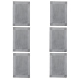 Table Mat 6Pcs - B - Silver, Home & Lifestyle, Mats, Chase Value, Chase Value