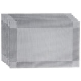 Table Mat with Runner 7Pcs - B - Grey, Home & Lifestyle, Mats, Chase Value, Chase Value
