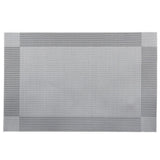 Table Mat with Runner 7Pcs - B - Grey, Home & Lifestyle, Mats, Chase Value, Chase Value