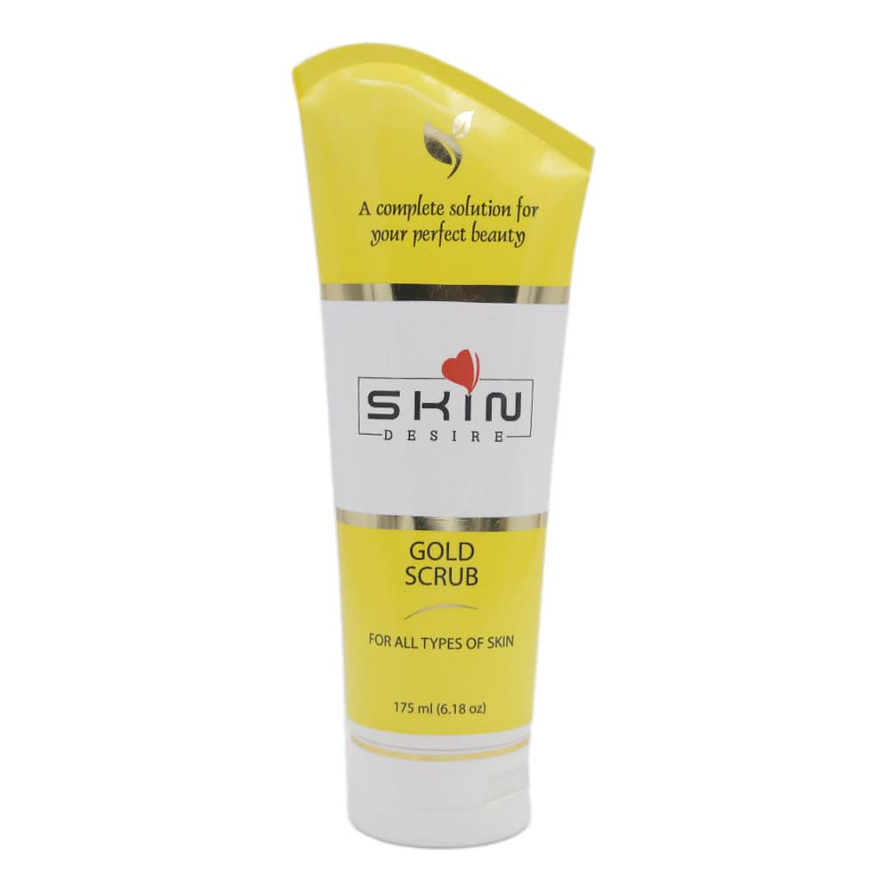 Skin Desire Gold Scrub 175ml - Gold Scrub, Beauty & Personal Care, Scrubs, Chase Value, Chase Value