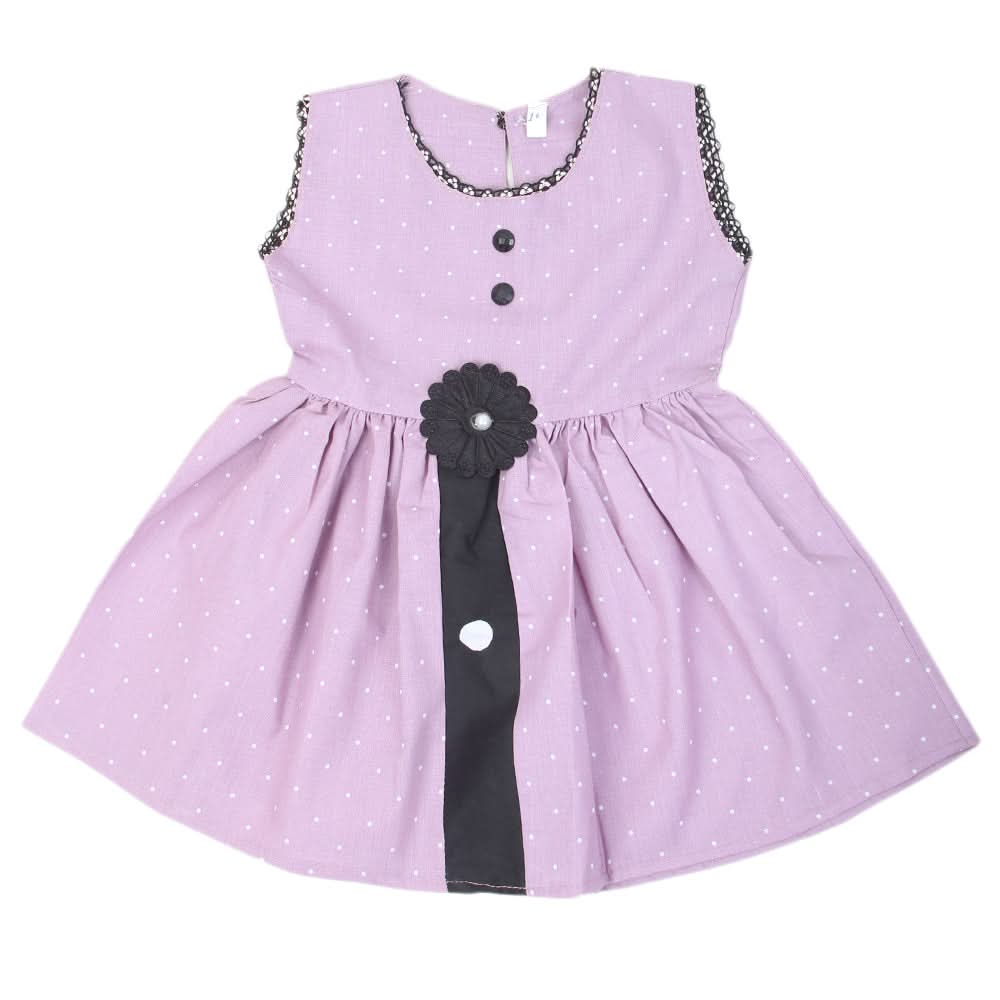 Girls Cotton Frock - Purple, Kids, Girls Frocks, Chase Value, Chase Value