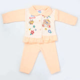 Newborn Girl Full Sleeves Polar Suit - Peach, Kids, NB Girls Sets And Suits, Chase Value, Chase Value