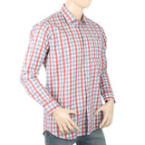 Men's Formal Shirt Check ARC 4395 - Red, Men, T-Shirts And Polos, Chase Value, Chase Value