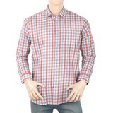 Men's Formal Shirt Check ARC 4395 - Red, Men, T-Shirts And Polos, Chase Value, Chase Value