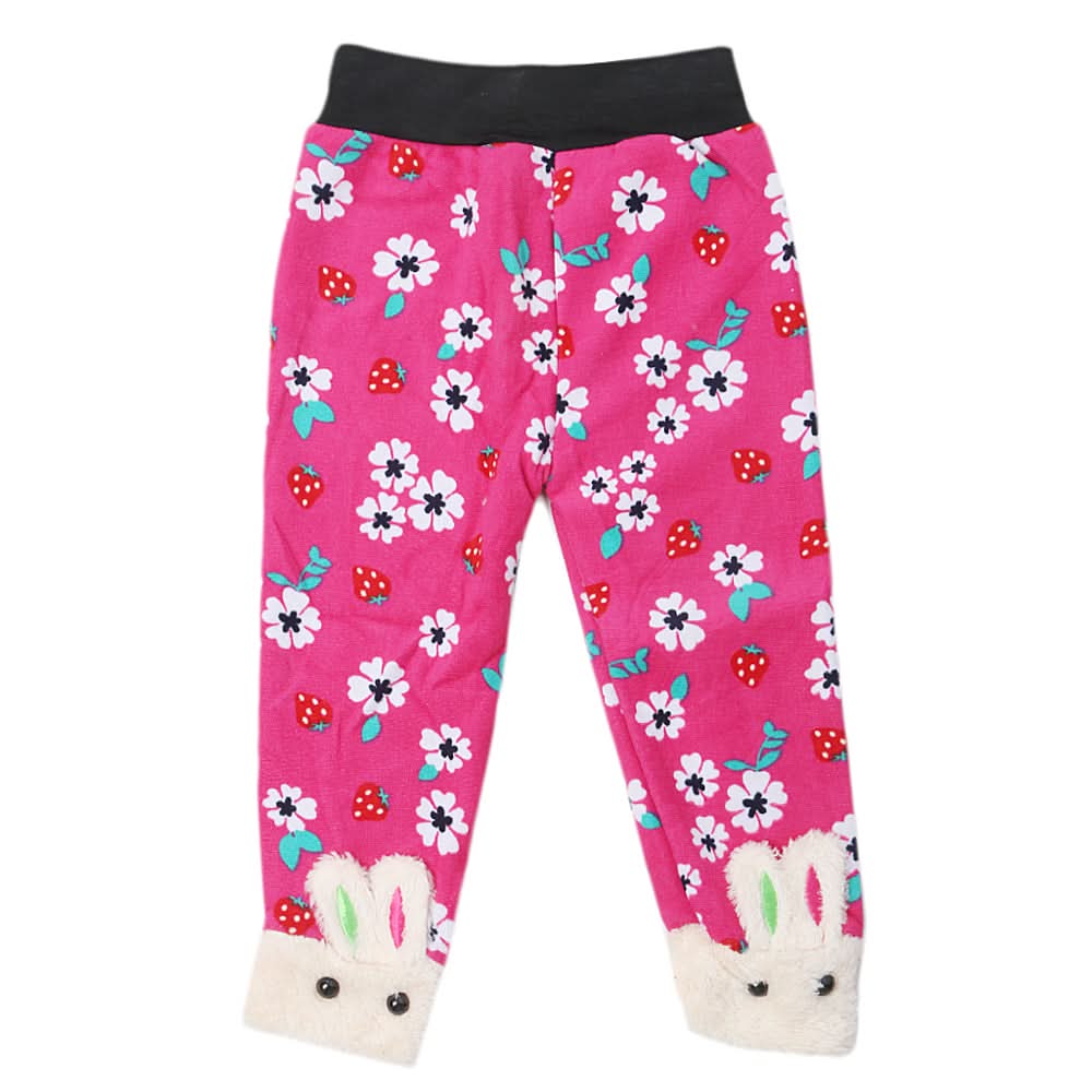 Girls Velvet Tights - Pink, Kids, Tights Leggings And Pajama, Chase Value, Chase Value