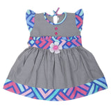 Girls Cotton Frock - Grey, Kids, Girls Frocks, Chase Value, Chase Value