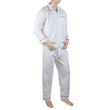 Mens Comfort Stripe Night Suit - White, Men, Nightwear, Chase Value, Chase Value