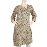 Mahnoor Printed Un-Stitched 1pcs Cotton Kurti - 01, Women, Unstitched Kurti, United Textiles, Chase Value