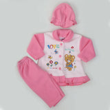 Newborn Girl Full Sleeves Polar Suit 5067 - Pink, Kids, NB Girls Sets And Suits, Chase Value, Chase Value