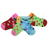 Girls 4 Pcs Socks 0-3 (RS611) - Multi, Kids, Girls Socks, Chase Value, Chase Value