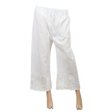 Women's Bell Bottom Pentax Trouser With Moti - White, Women, Pants & Tights, Chase Value, Chase Value
