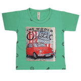 Boys Half Sleeves T-Shirt - Green, Kids, Boys T-Shirts, Chase Value, Chase Value