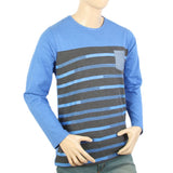 Men’s Full Slevees T-Shirt - Blue, Men's T-Shirts & Polos, Chase Value, Chase Value