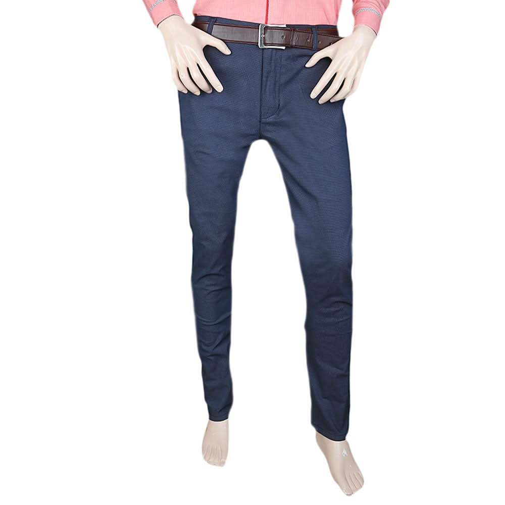 Pull & Bear Cotton Chino Pant For Men - Navy Blue, Men, Casual Pants And Jeans, Chase Value, Chase Value