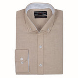 Men's Business Casual Shirt - Light Brown, Men, Shirts, Chase Value, Chase Value