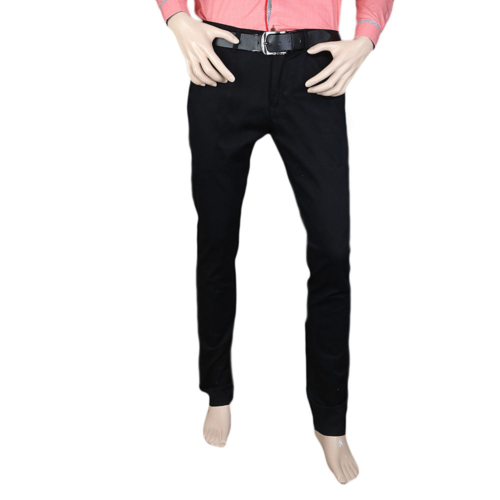 Mens Zara Men Fancy Cotton Chino Pant - Black, Men, Casual Pants And Jeans, Chase Value, Chase Value