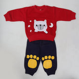 Newborn Boy Full Sleeves Suit 5126 - Red, Kids, NB Boys Sets And Suits, Chase Value, Chase Value