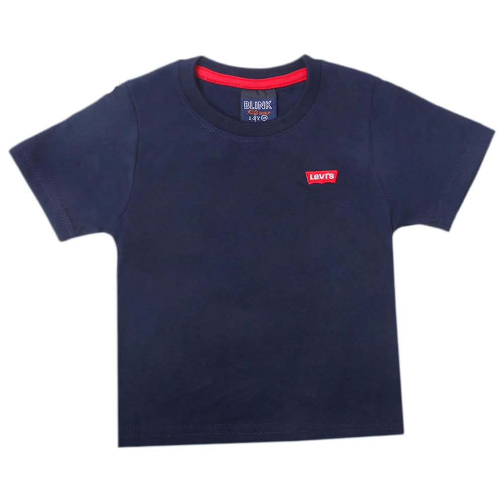 Boys Half Sleeves T-Shirt - Navy Blue, Kids, Boys T-Shirts, Chase Value, Chase Value