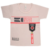Boys Half Sleeves T-Shirt - Light Grey, Kids, Boys T-Shirts, Chase Value, Chase Value