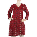Mahnoor Printed Un-Stitched 1pcs Cotton Kurti - 03, Women, Unstitched Kurti, United Textiles, Chase Value