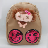 Girls Backpack 7572-A - Brown, Kids, School And Laptop Bags, Chase Value, Chase Value