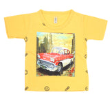 Boys Half Sleeves T-Shirt - Yellow, Kids, Boys T-Shirts, Chase Value, Chase Value