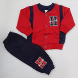 Newborn Boy Full Sleeves Suit 5131 - Red, Kids, NB Boys Sets And Suits, Chase Value, Chase Value