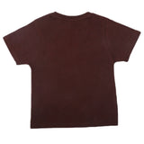Boys Half Sleeves T-Shirt - Dark Brown, Kids, Boys T-Shirts, Chase Value, Chase Value