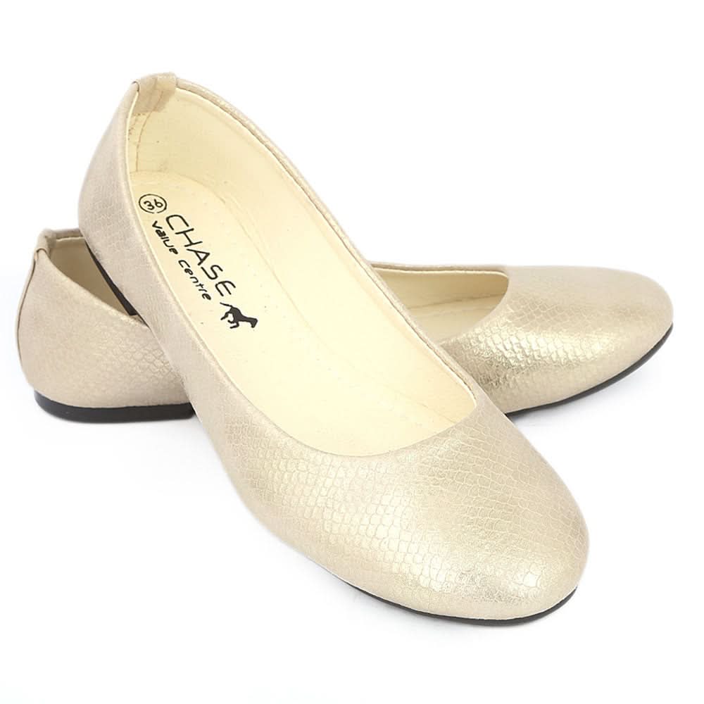 Women's Fancy Pumps - Golden, Women, Pumps, Chase Value, Chase Value