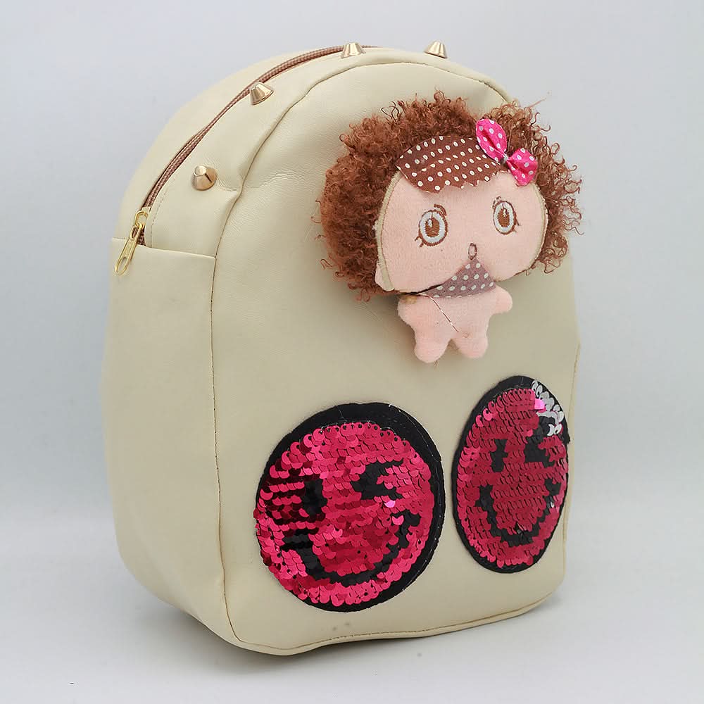 Girls Backpack 7572-A - Fawn, Kids, School And Laptop Bags, Chase Value, Chase Value