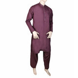 Mashriq Embroidered Shalwar Kameez For Men - Maroon, Men, Shalwar Kameez, Chase Value, Chase Value