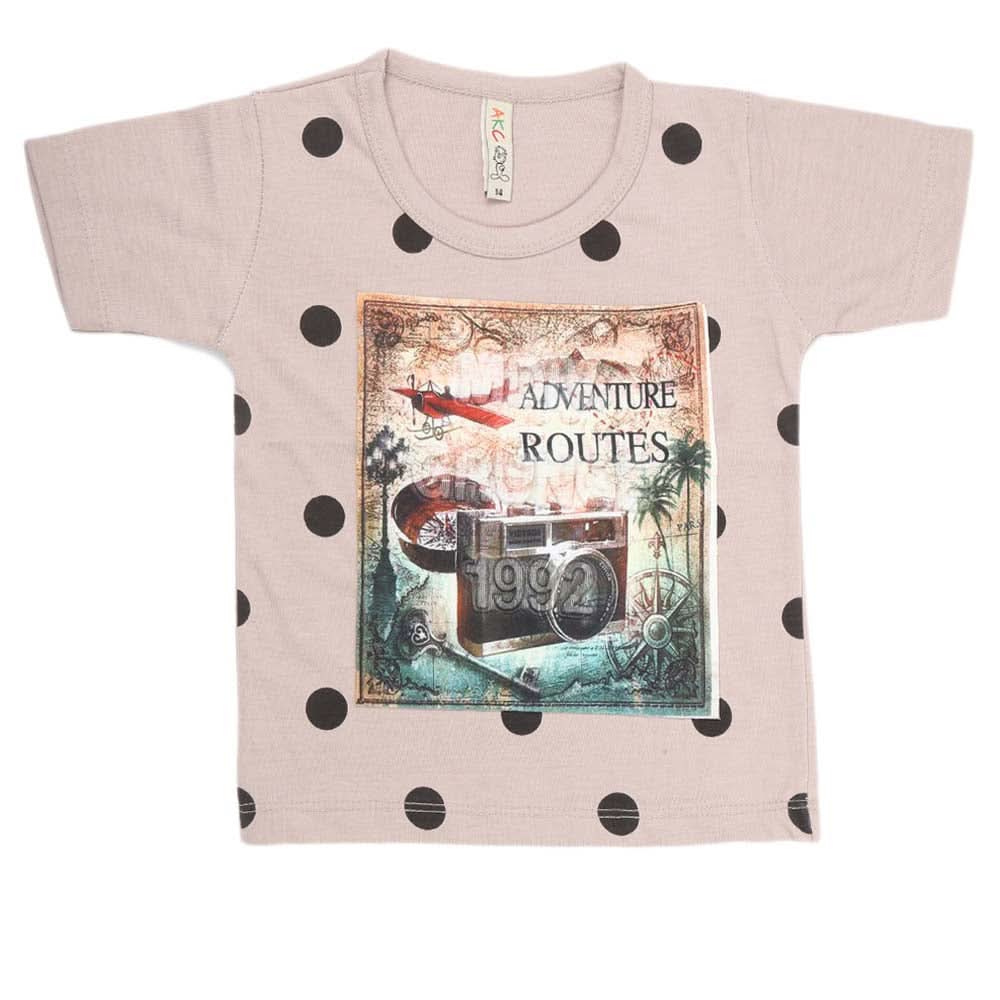 Boys Half Sleeves T-Shirt - Light Grey, Kids, Boys T-Shirts, Chase Value, Chase Value