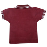 Boys Half Sleeves Polo T-Shirt - Maroon, Kids, Boys T-Shirts, Chase Value, Chase Value