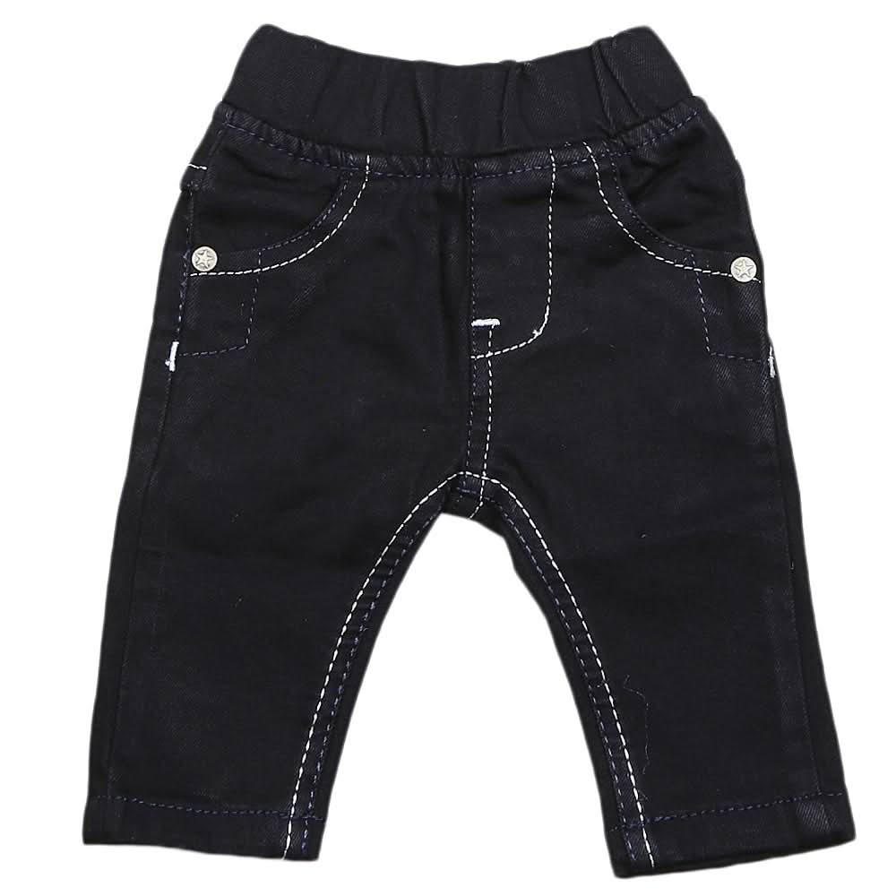 Newborn Boys Denim Pant - Black, Kids, NB Boys Shorts And Pants, Chase Value, Chase Value