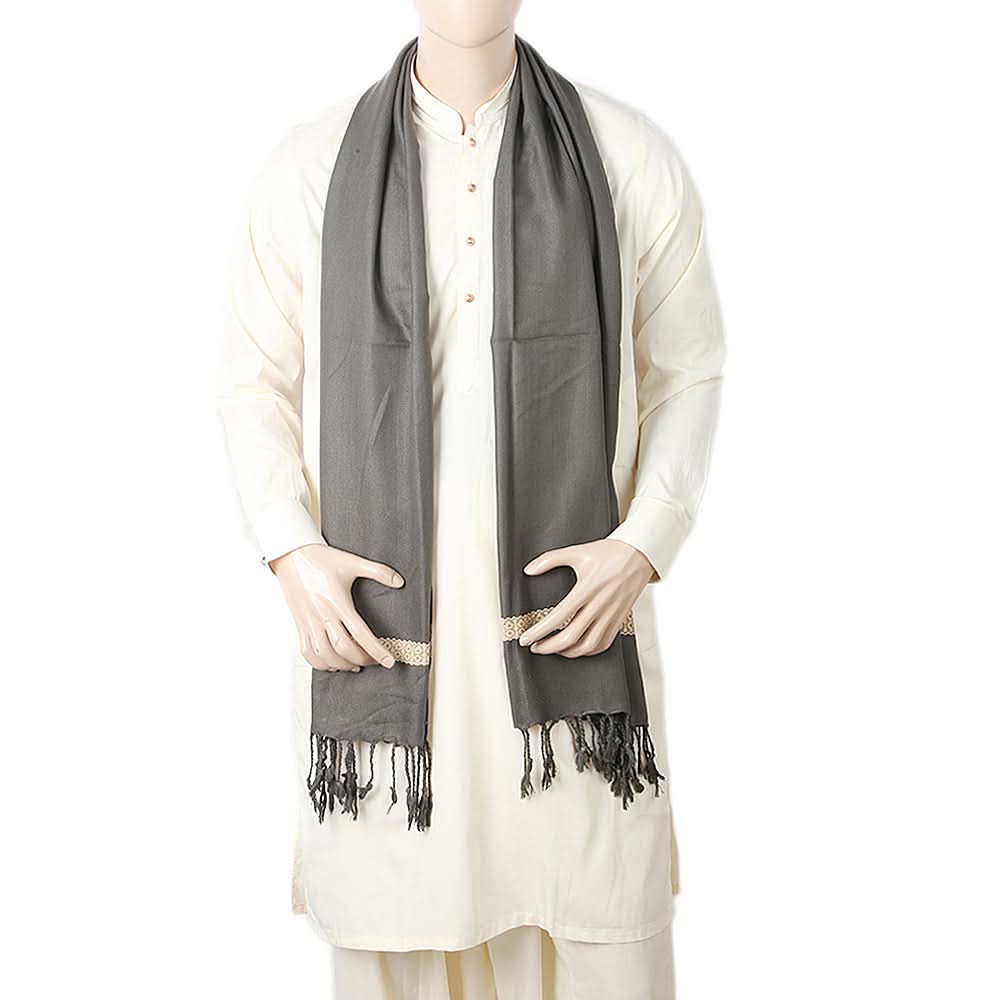 Men's Shawl Shandar - Grey, Men, Shawls & Mufflers, Chase Value, Chase Value