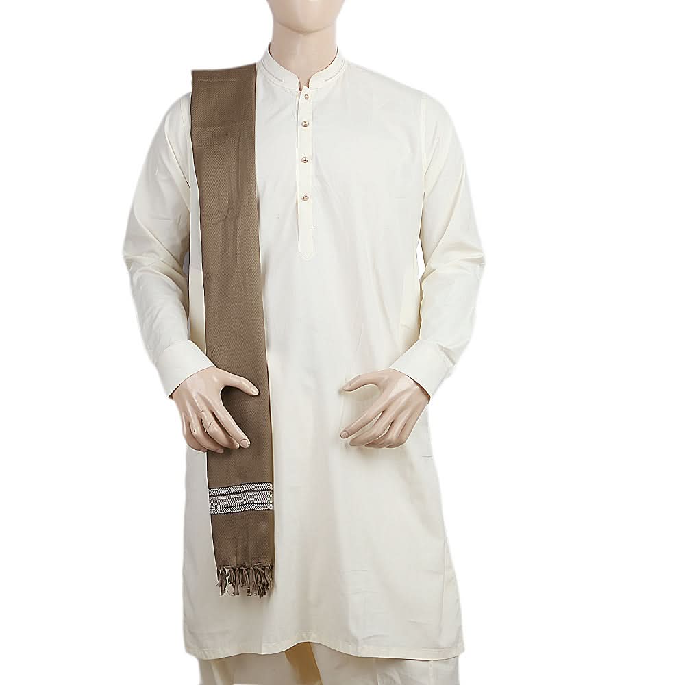 Men's Acrylic Shawl - Brown, Men, Shawls & Mufflers, Chase Value, Chase Value