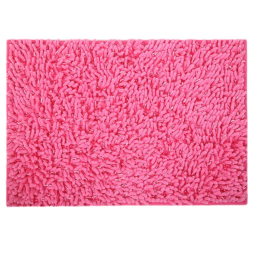 Double Thread Micro Fiber Door Mat 40x60 - Pink, Home & Lifestyle, Mats, Chase Value, Chase Value