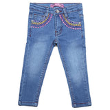 Girls Denim Pant - Blue, Kids, Pants And Capri, Chase Value, Chase Value