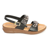 Women's Sandal ( S-222 ) - Black, Women, Sandals, Chase Value, Chase Value