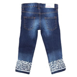 Girls Denim Pant - Dark Blue, Kids, Pants And Capri, Chase Value, Chase Value