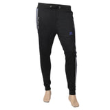 Men's Fancy Terry Trouser Side Tape - Black, Men, Lowers And Sweatpants, Chase Value, Chase Value