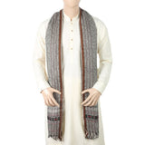 Men's Shawl Jugno - Coffee, Men, Shawls & Mufflers, Chase Value, Chase Value
