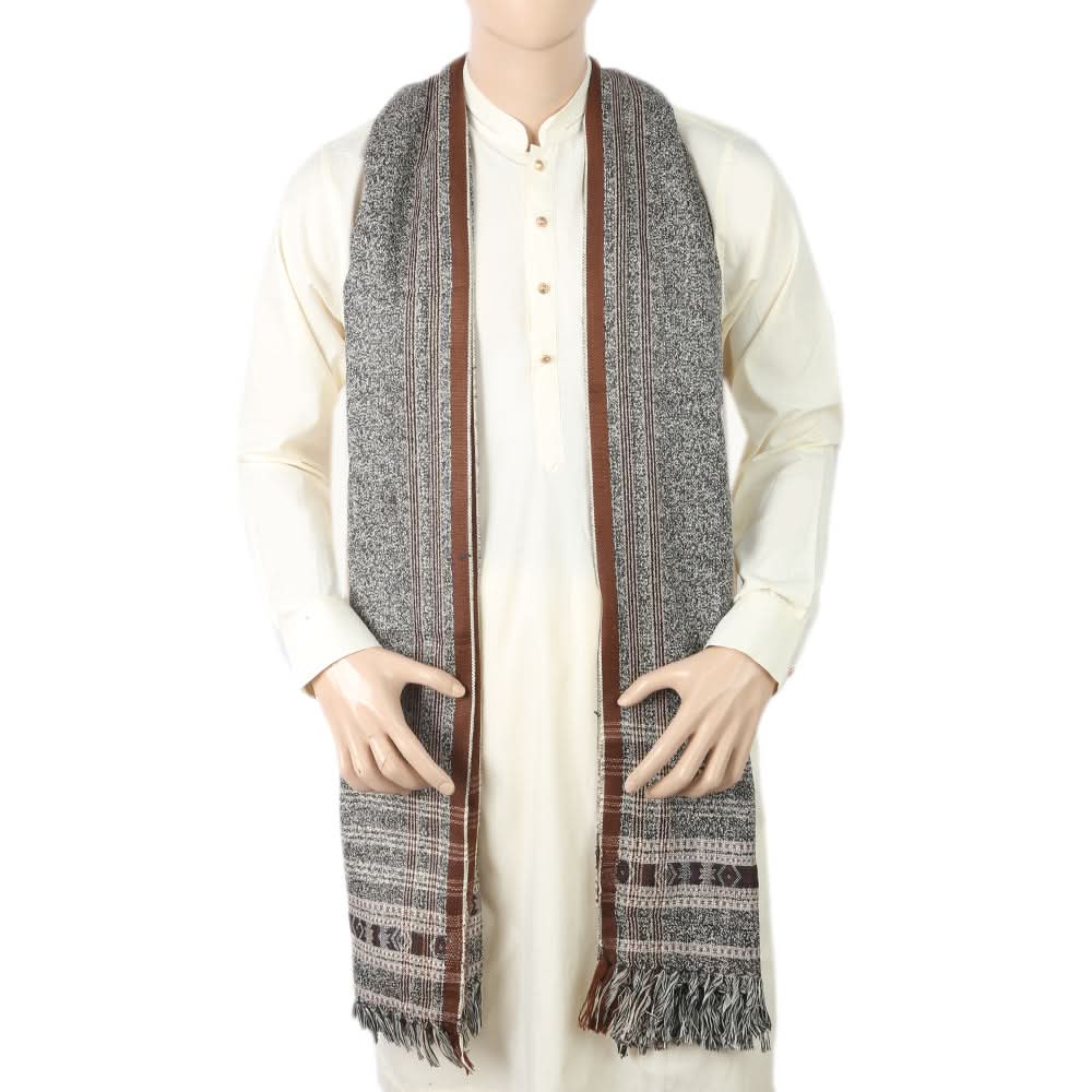 Men's Shawl Jugno - Navy Blue, Men, Shawls & Mufflers, Chase Value, Chase Value