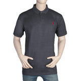 Men's Half Sleeves Polo T-Shirt - Dark Grey, Men, T-Shirts And Polos, Chase Value, Chase Value