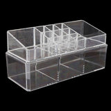 Acrylic Cosmetic Makeup Organizer Storage Box - White, Home & Lifestyle, Storage Boxes, Chase Value, Chase Value
