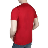 Men's Half Sleeves Round Neck T-Shirt - Red, Men, T-Shirts And Polos, Chase Value, Chase Value