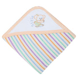 Newborn Sunny Bath Towel - Peach, Kids, Bath Accessories, Chase Value, Chase Value